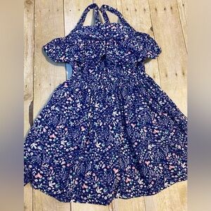 TEA dress in girls size 7 - Blue under the sea print